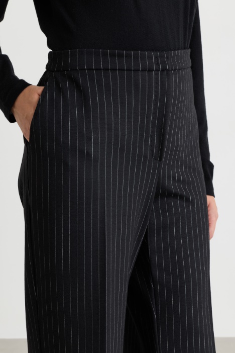 Pantalone in jersey jacquard