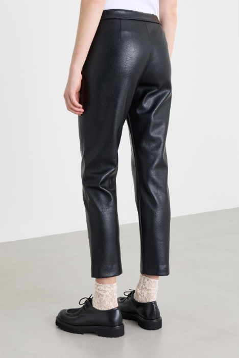 Pantalone in jersey spalmato