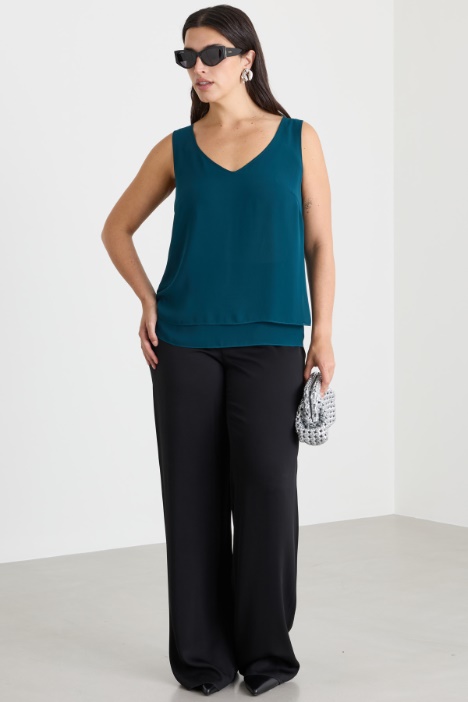 Top in crepe georgette - Intrend
