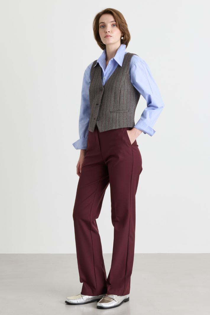 Gilet sfiancato - MARRONE  - Intrend