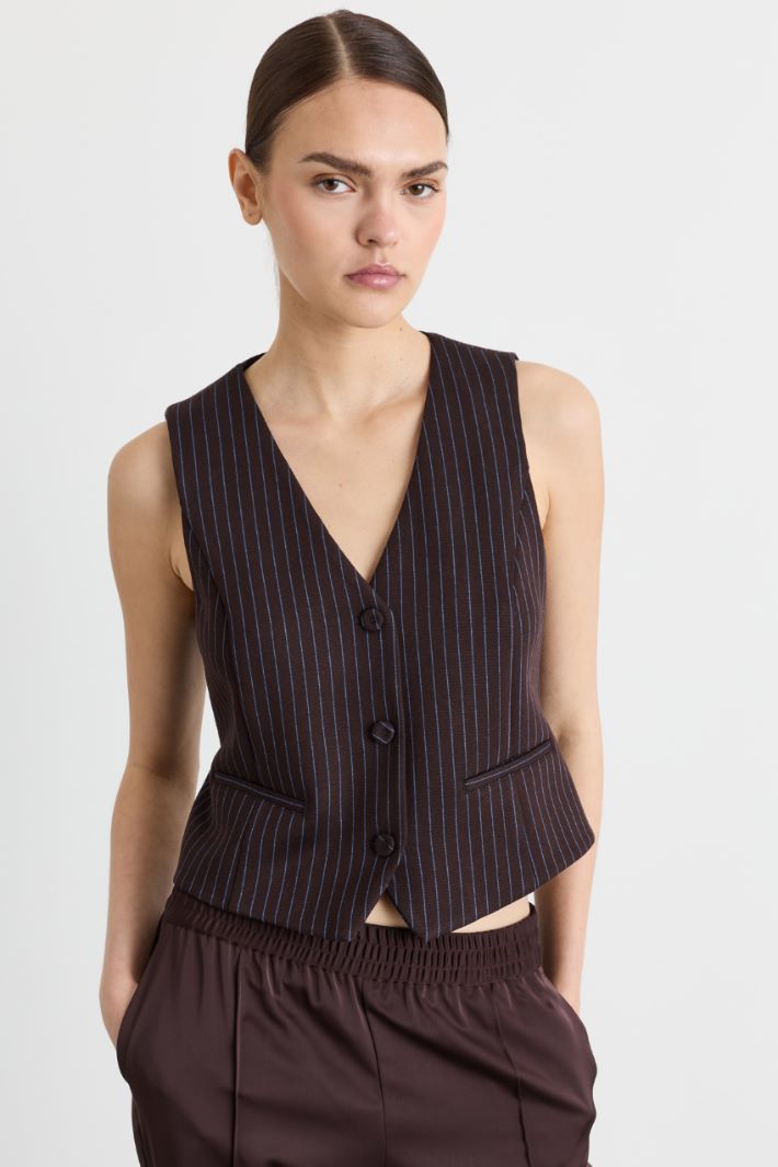Gilet sfiancato - MARRONE - Intrend - 2