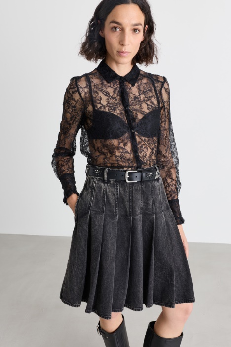 Blusa in jersey pizzo - Intrend