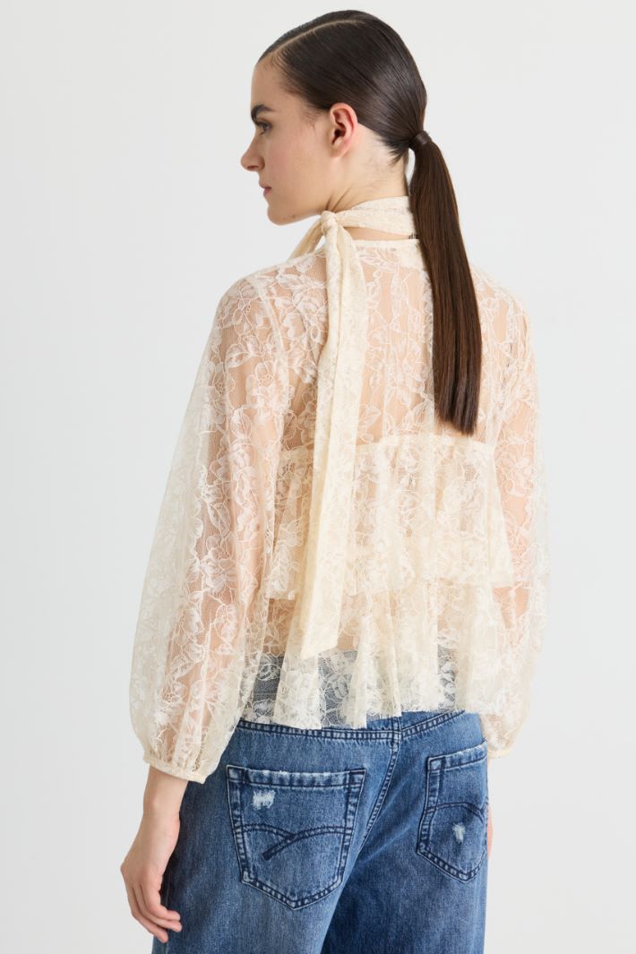 Camicia in pizzo - AVORIO - Intrend - 4