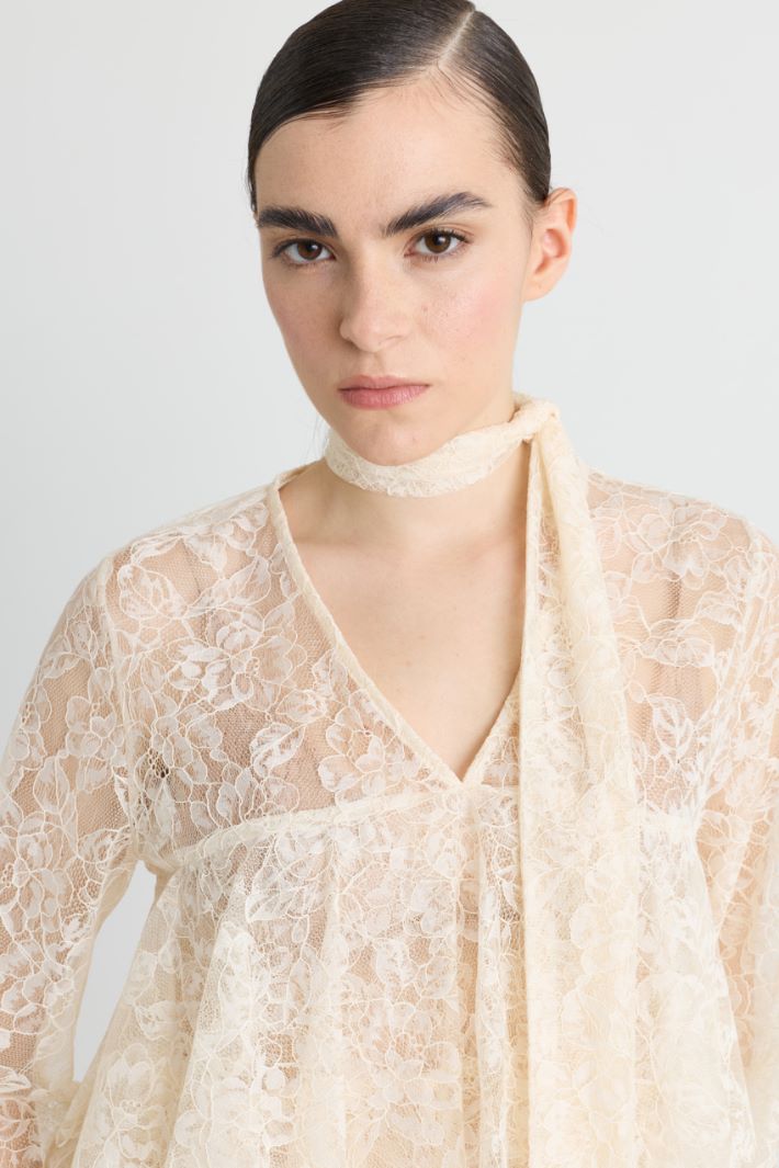 Camicia in pizzo - AVORIO - Intrend - 3