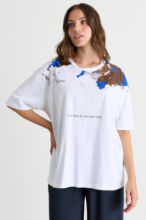 Printed jersey T-shirt - Intrend