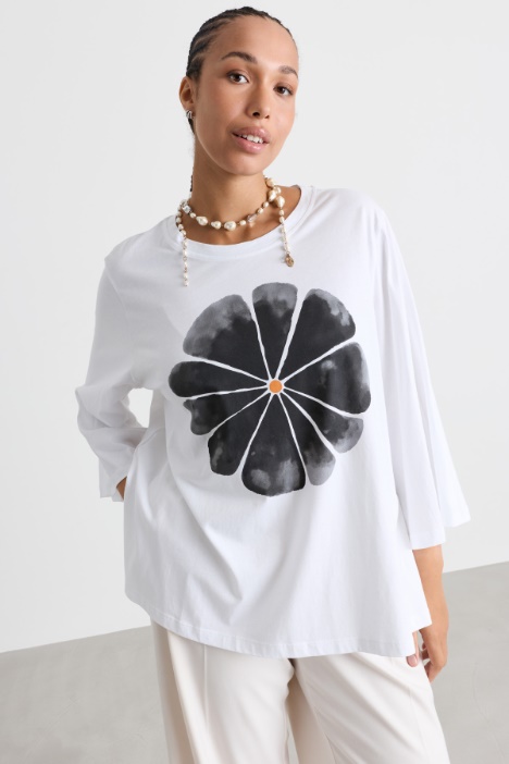 Three-quarter-sleeve T-shirt - Intrend