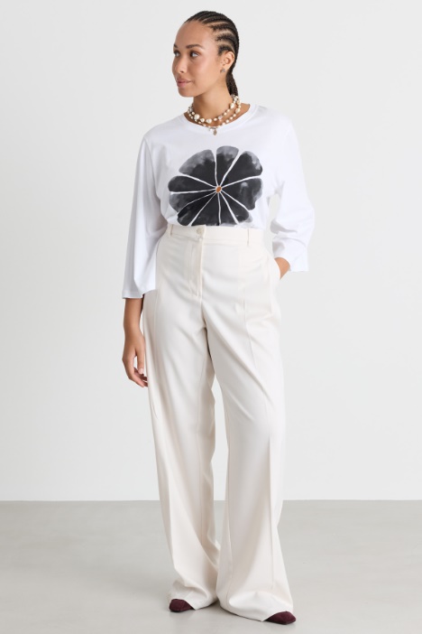 T-shirt con maniche a tre quarti - Intrend