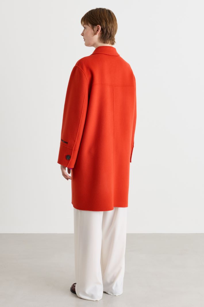 Cappotto in double - ROSSO - Intrend - 4
