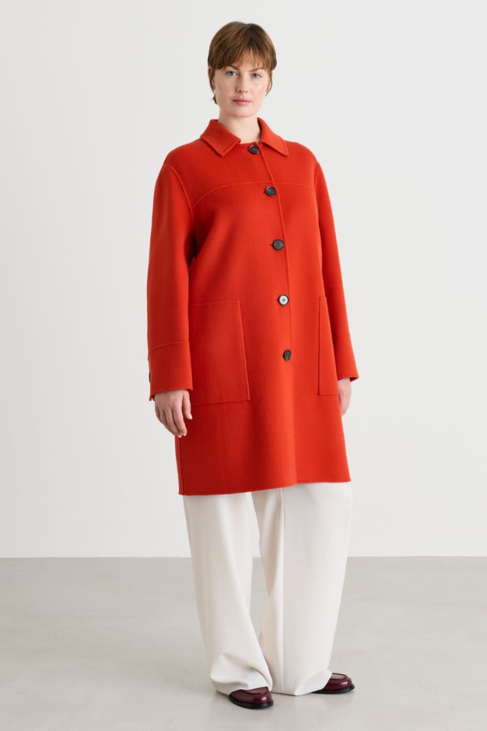 Cappotto in double - ROSSO - Intrend - 2