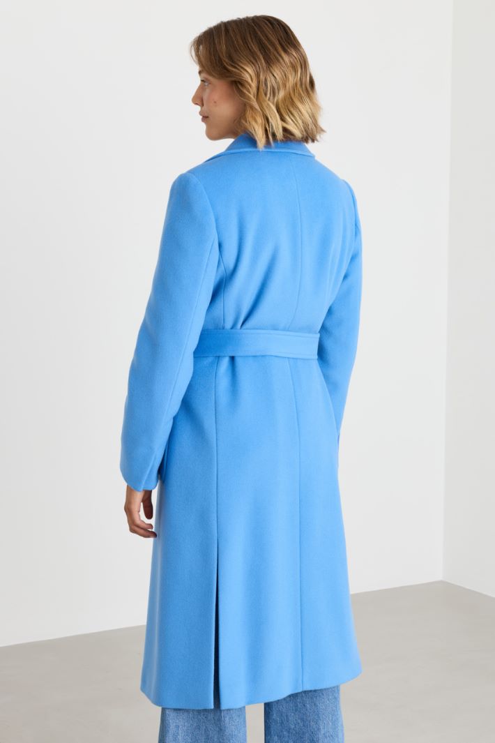 Robe Coat - LIGHT BLUE - Intrend - 4