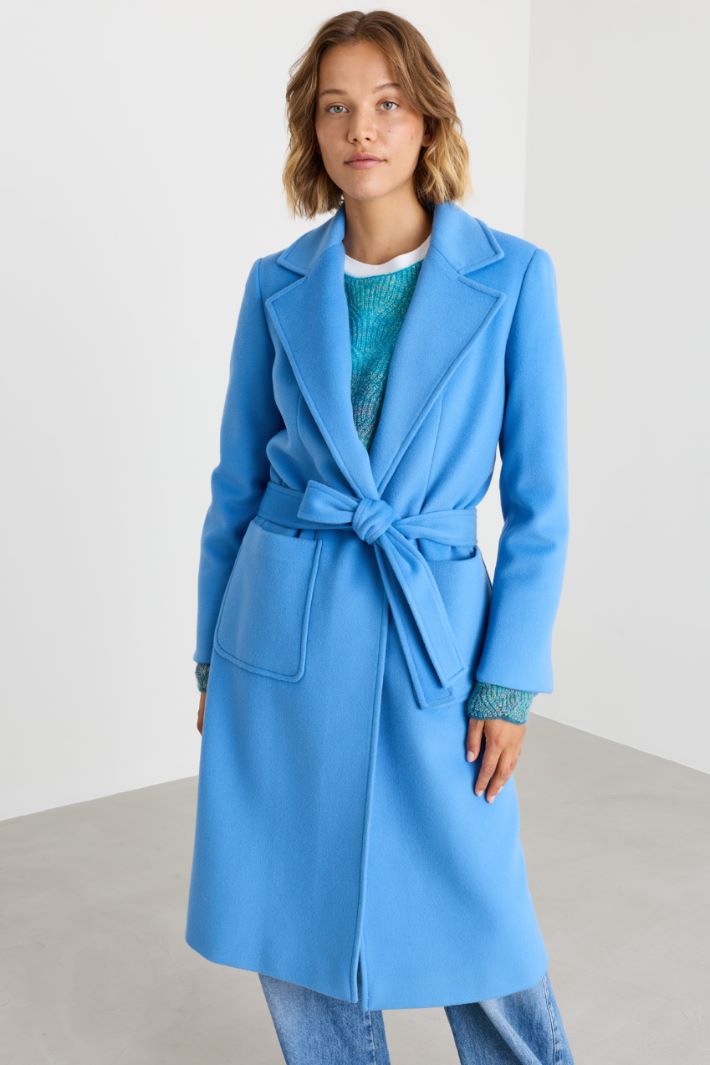 Robe Coat - LIGHT BLUE - Intrend - 2