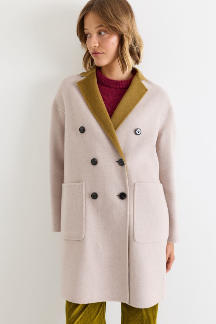 Reversible coat - BEIGE - Intrend - 2