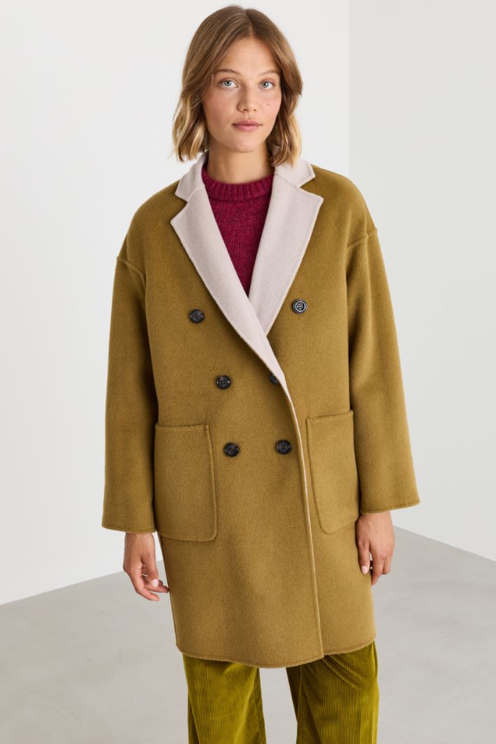 Reversible coat - BEIGE - Intrend - 4