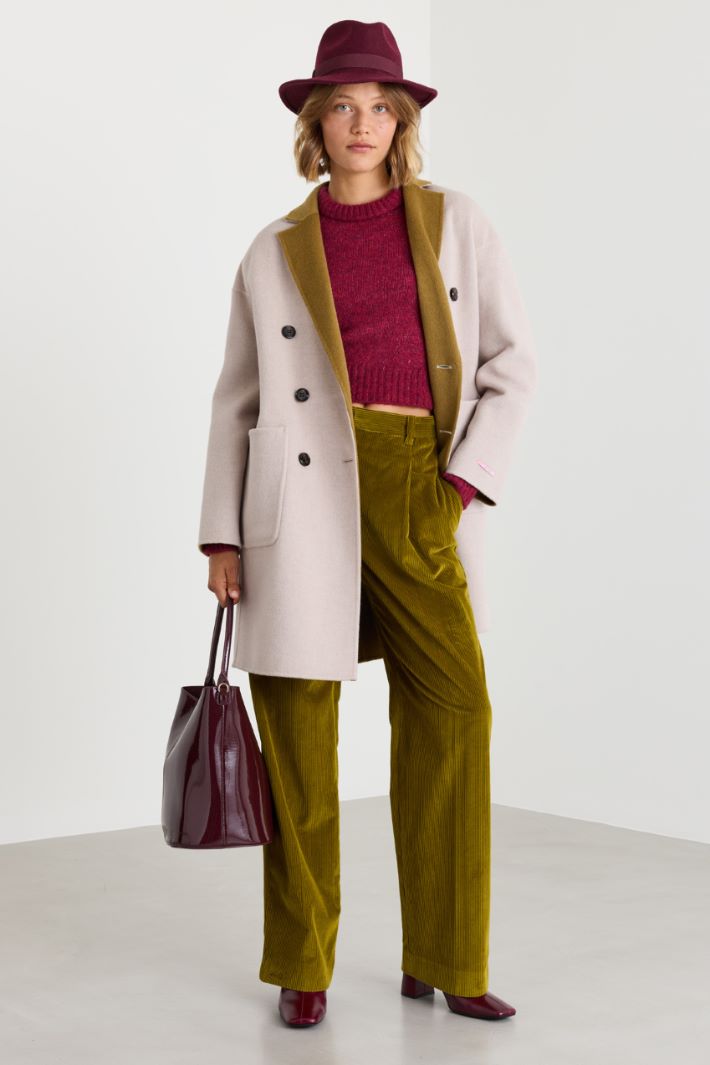 Reversible coat - BEIGE - Intrend