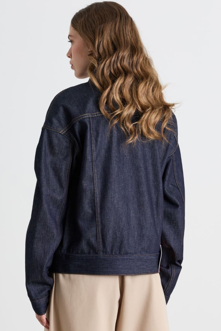 Denim Jacket - BLUE - Intrend - 4
