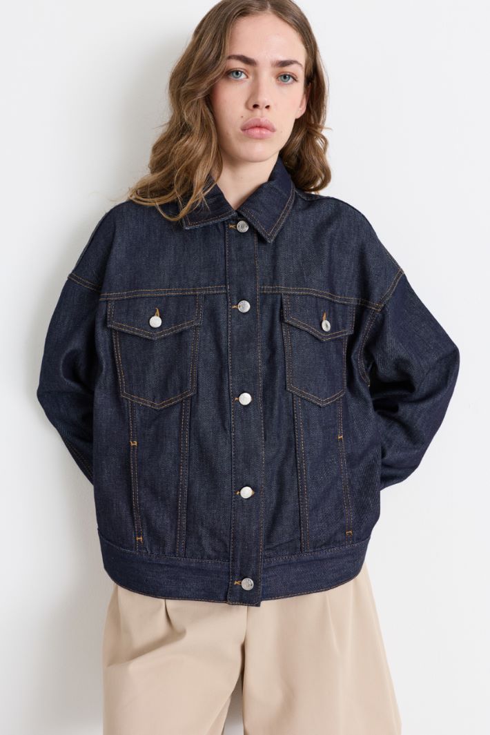 Denim Jacket - BLUE - Intrend - 2
