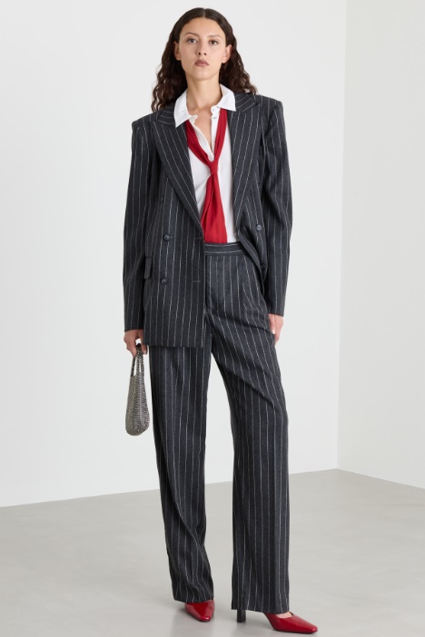 Blazer oversize con lettering - Intrend