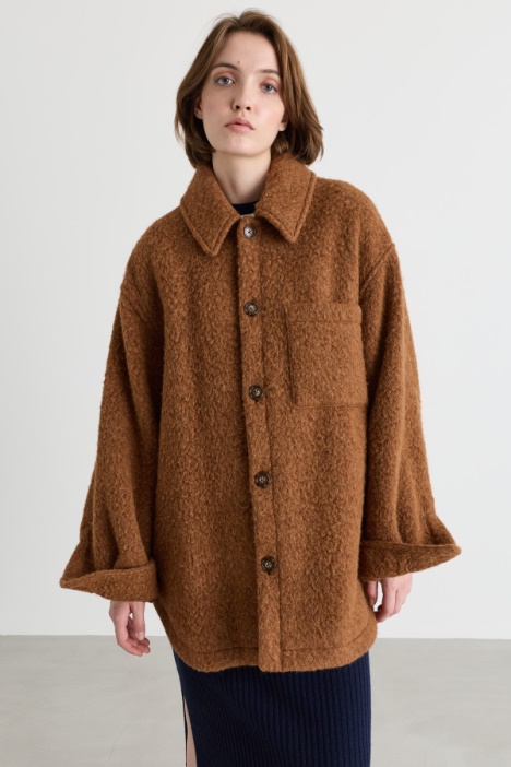 Warm, soft-touch shirt jacket - Intrend