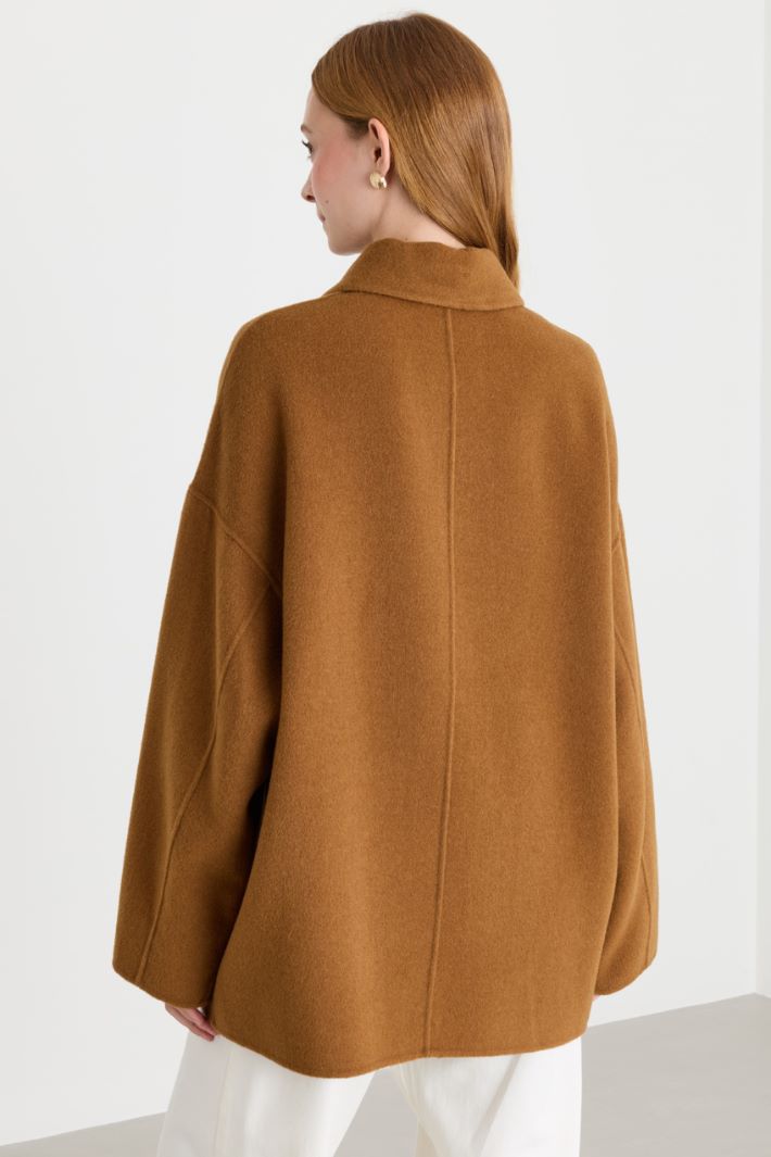 Giacca camicia in double - CAMMELLO - Intrend - 4