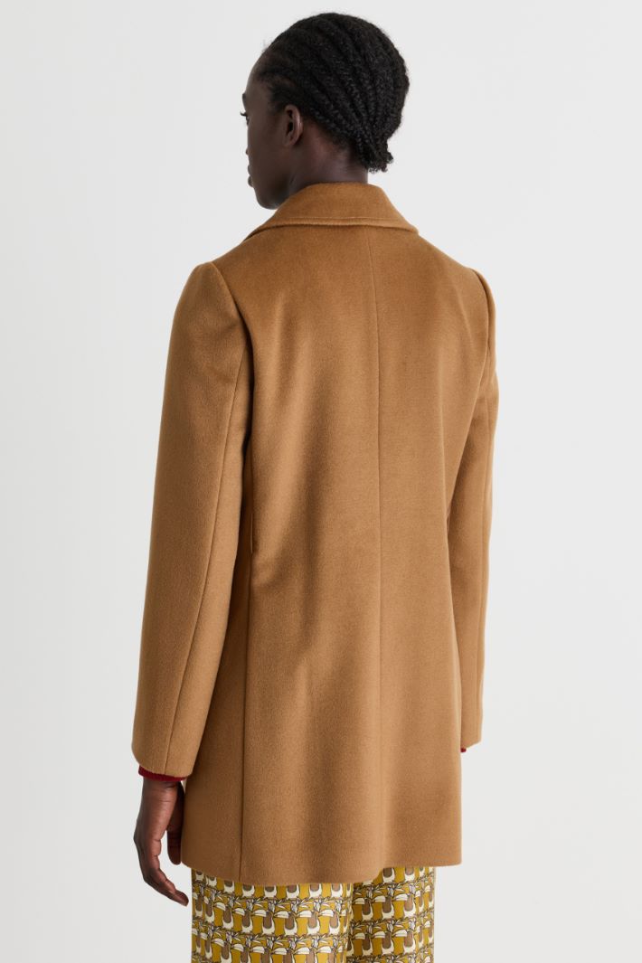 Drap robe coat - CAMEL - Intrend - 4