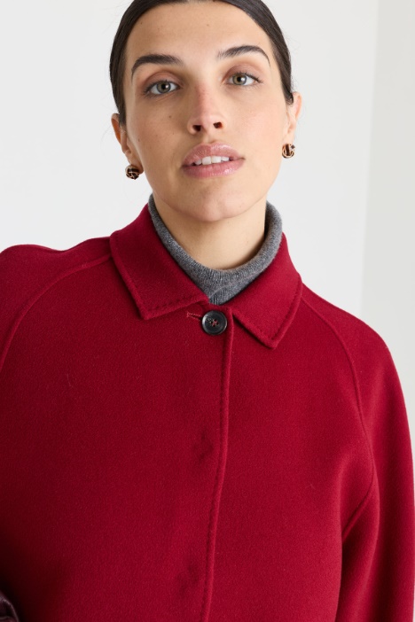 Cappotto in double di lana