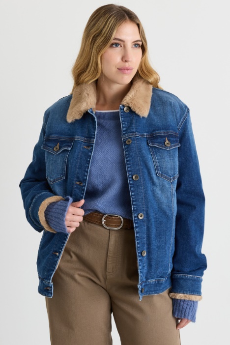 Veste en jean doublée - Intrend