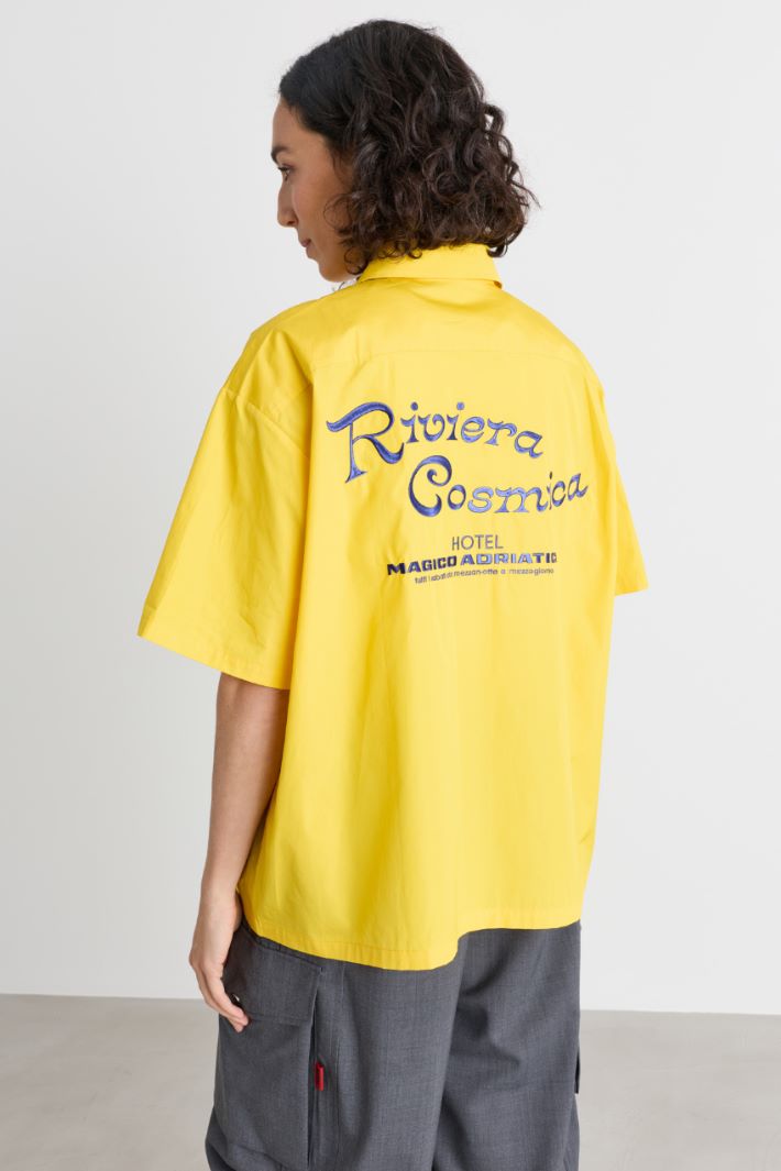 Camicia con ricamo - GIALLO - Intrend - 4