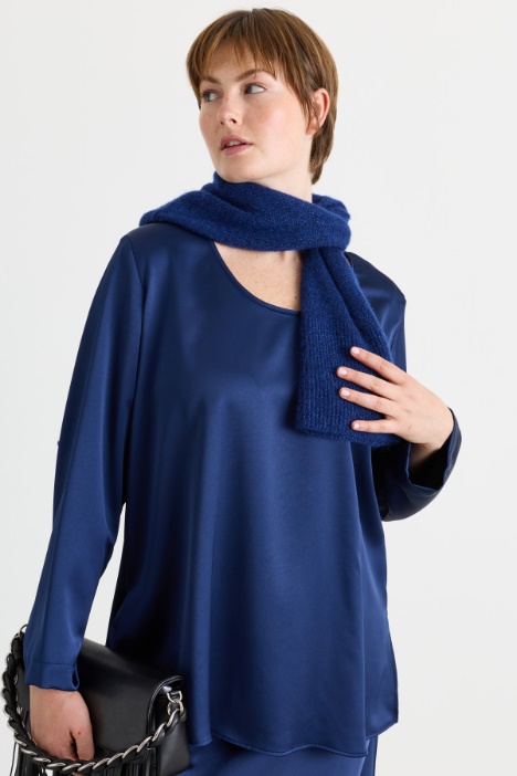 Flowing satin blouse - Intrend