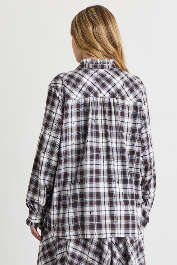 Camicia con strass - MARRONE - Intrend - 4