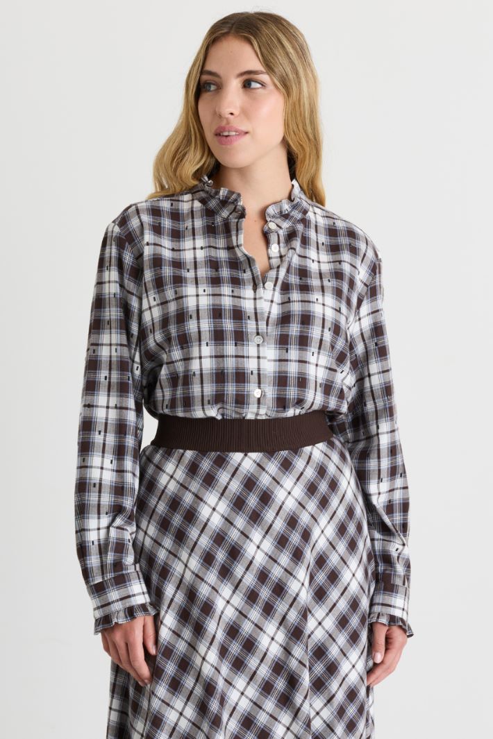 Camicia con strass - MARRONE - Intrend - 2