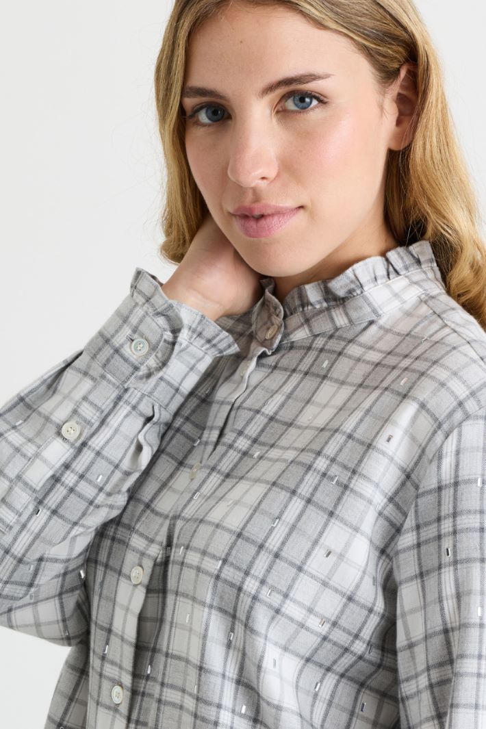 Camicia con strass - GRIGIO - Intrend - 3