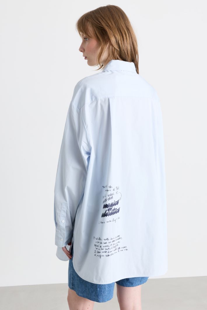 Camicia oversize - AZZURRO - Intrend - 4