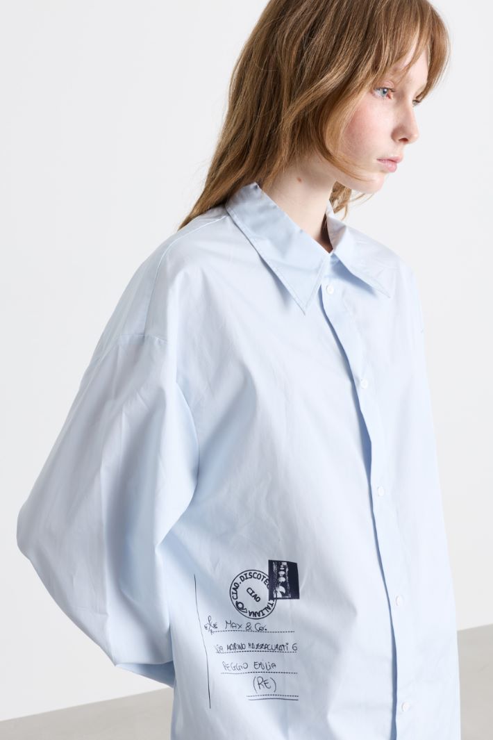 Camicia oversize - AZZURRO - Intrend - 3