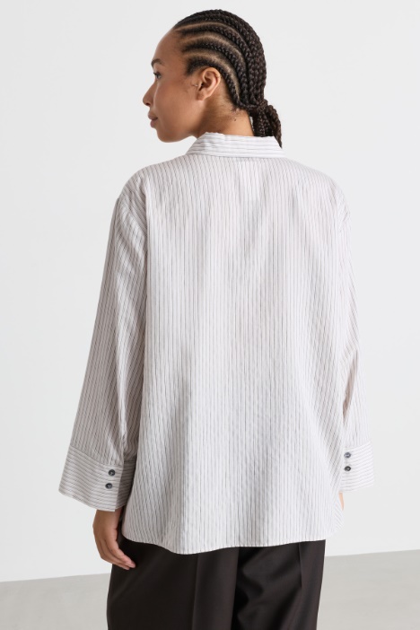 Camicia in microtwill