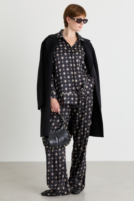 Camicia in twill stampato - Intrend