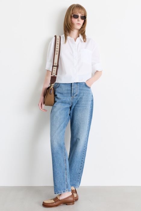 Camicia boxy in popeline - Intrend