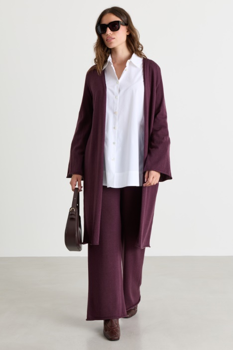 Camisa de popelina con manga abullonada - Intrend
