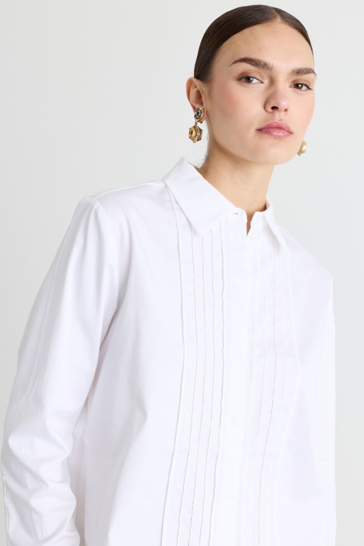 Camicia con gemelli - BIANCO - Intrend - 3