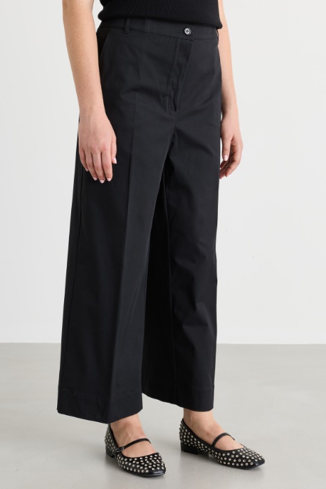 Pantalone in gabardina di cotone