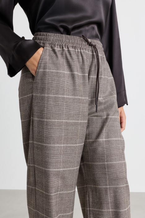 Pantalone in flanella di lana