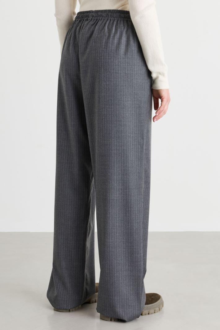 Flannel joggers - GREY - Intrend - 4