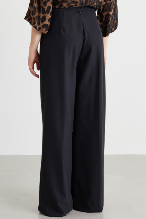 Pantalone ampio in batavia