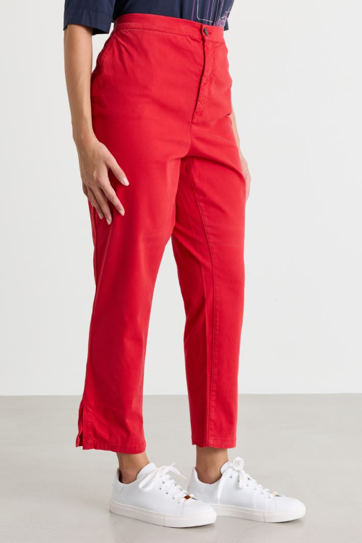 Stretch-Hose - ROT - Intrend - 2