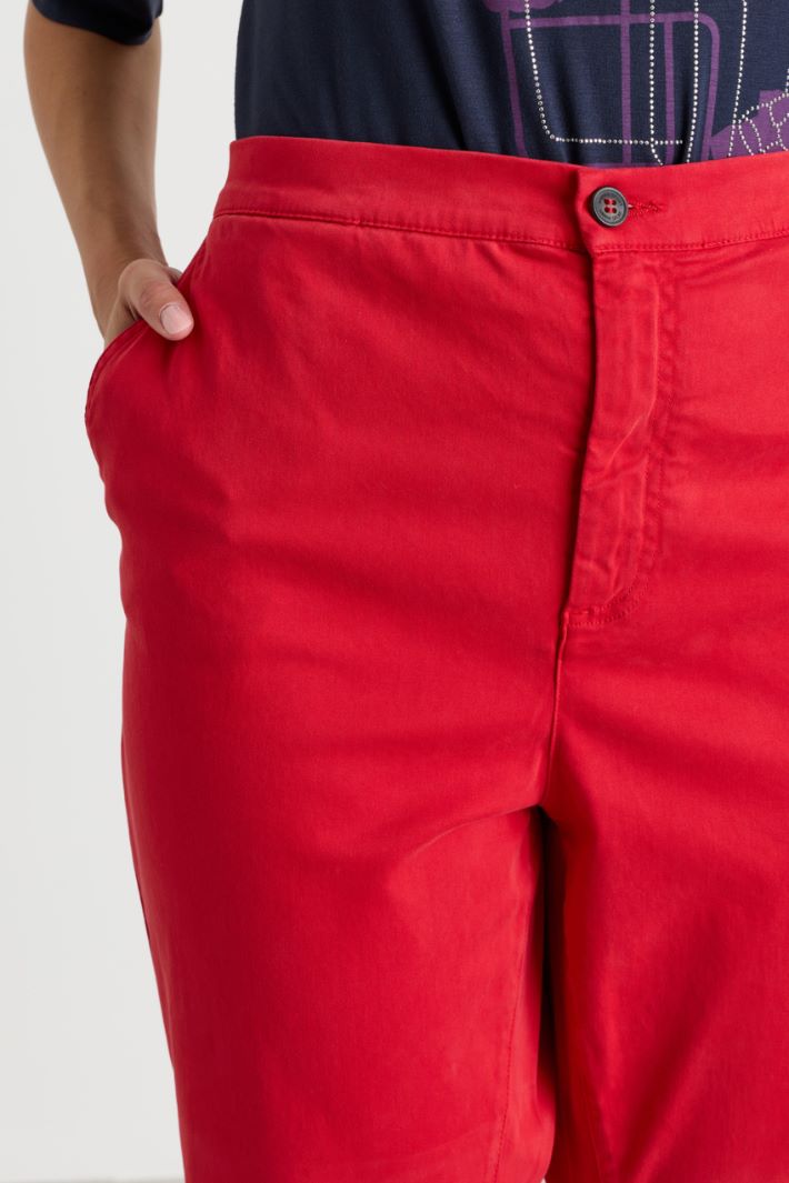 Stretch-Hose - ROT - Intrend - 3