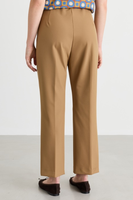 Pantalone aderente in batavia