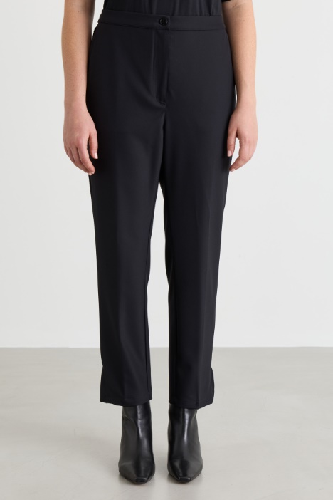 Pantalone aderente in batavia