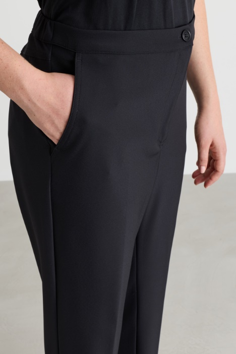 Pantalone aderente in batavia