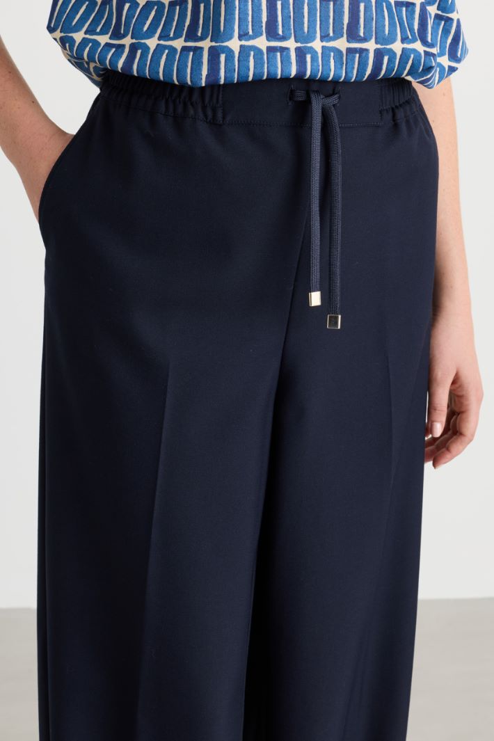 Pantalone modello jogging con tasche - BLU - Intrend - 3