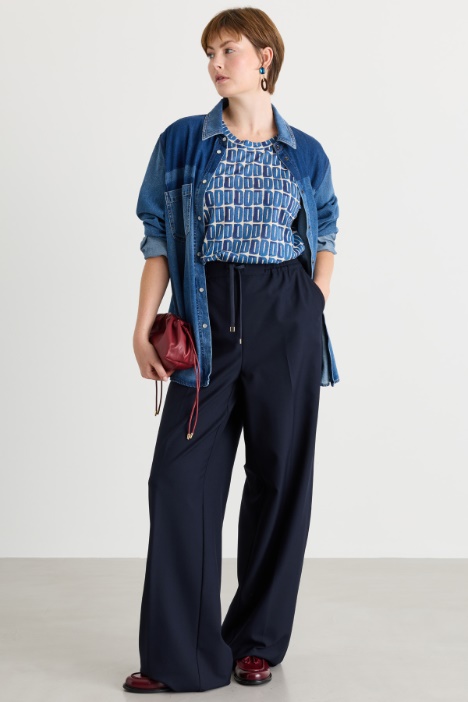 Pantalone modello jogging con tasche - Intrend