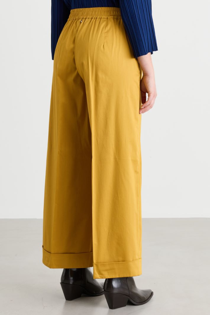 Pantalone con coulisse - GIALLO - Intrend - 4